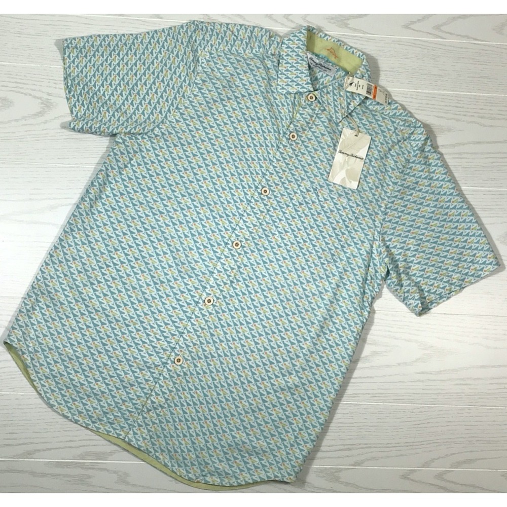 Tommy Bahama Hawaiian Shirt Men S The Veracruz Cay Cocktail Casual Button New